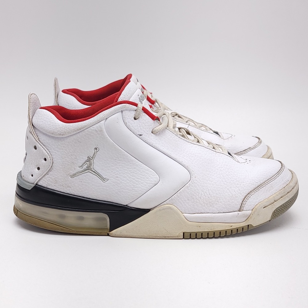 Nike Air Jordan Big Fund White Men's Leather Shoes BV6273-100 Size 10.5 Sneakers